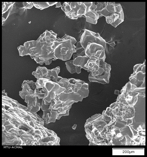 Low value feedstock + energy-efficient processing ➔ Small particles with complex shapes, dissolve fast and resist clumping